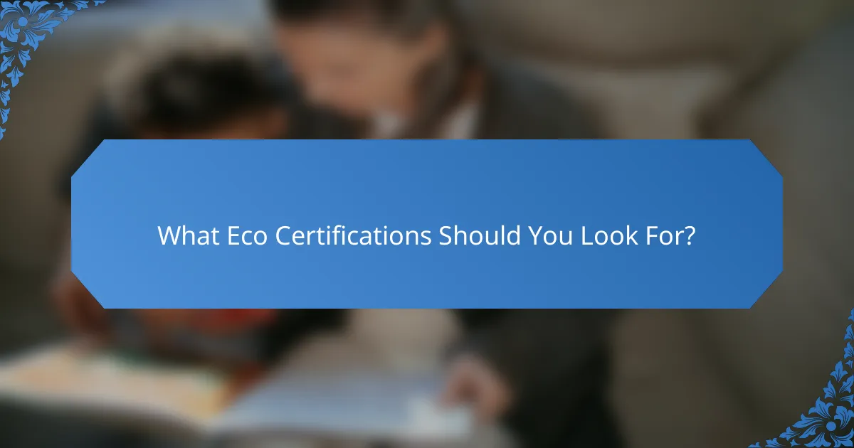 What Eco Certifications Should You Look For?